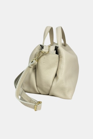 Leren Handtas - Beige