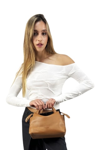 Leren Handtas - Bruin