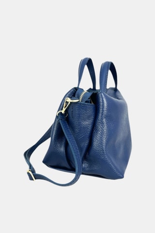 Leren Handtas - Blauw