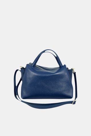 Leren Handtas - Blauw