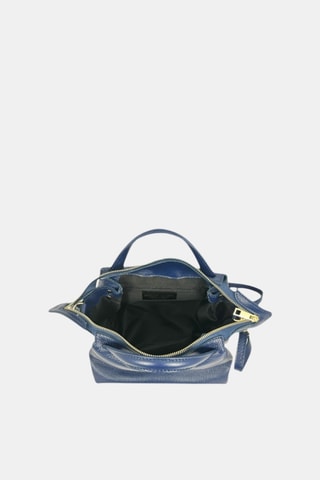 Leren Handtas - Blauw