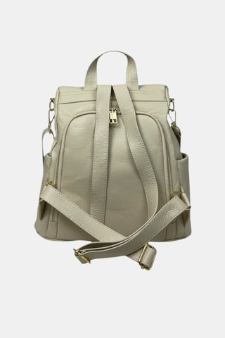 Leren Rugtas - Beige