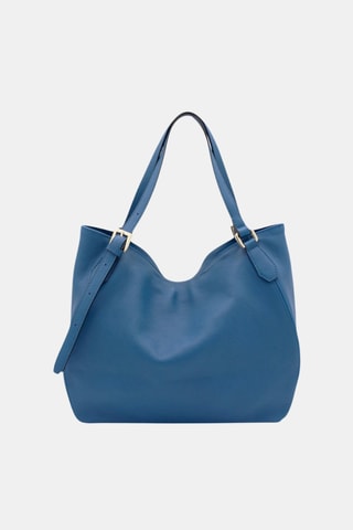 Leren Handtas - Blauw