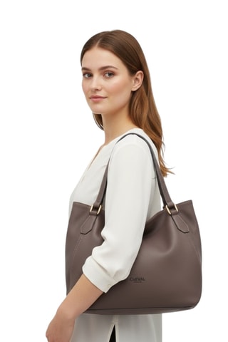 Leren Handtas - Bruin
