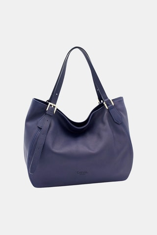 Leren Handtas - Blauw