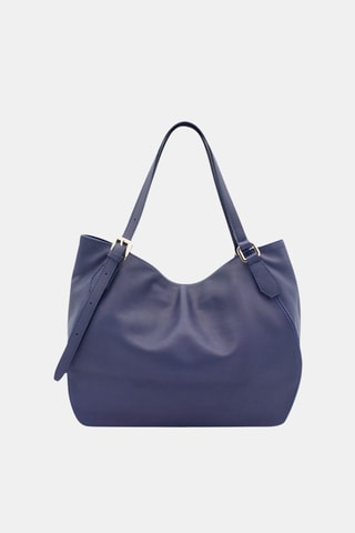 Leren Handtas - Blauw