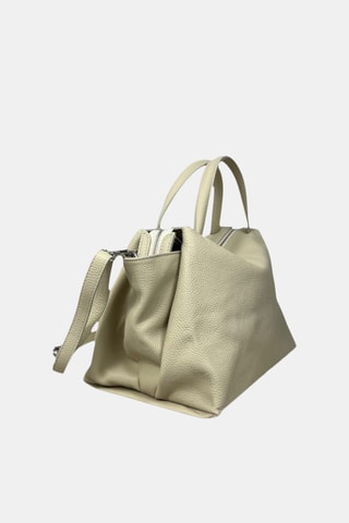 Leren Handtas - Beige