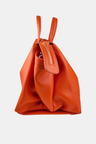 Leren Handtas - Oranje