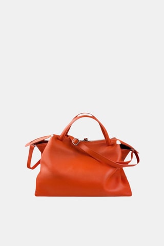 Leren Handtas - Oranje