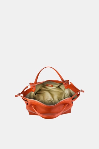 Leren Handtas - Oranje