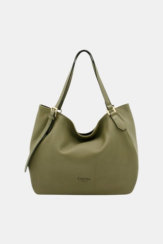 Leren Handtas - Groen