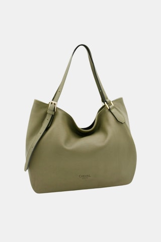 Leren Handtas - Groen