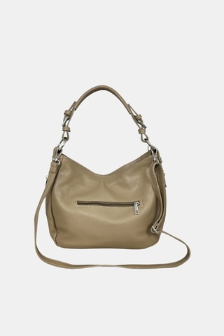 Leren Handtas - Beige
