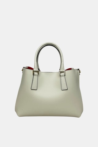 Leren Handtas - Beige