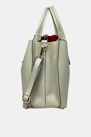 Leren Handtas - Beige