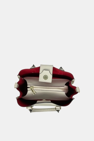 Leren Handtas - Beige