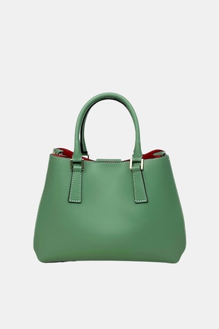 Leren Handtas - Groen