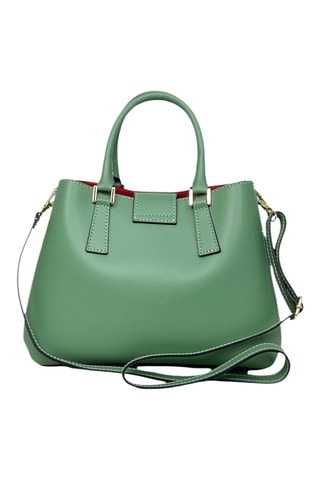 Leren Handtas - Groen
