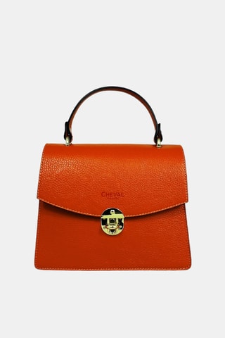 Leren Handtas - Oranje