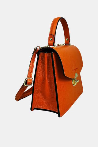 Leren Handtas - Oranje