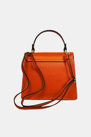 Leren Handtas - Oranje