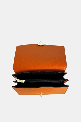 Leren Handtas - Oranje