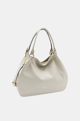 Leren Handtas - Beige