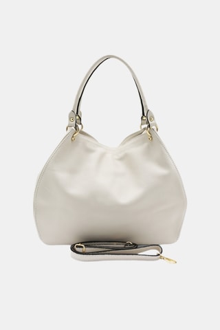 Leren Handtas - Beige