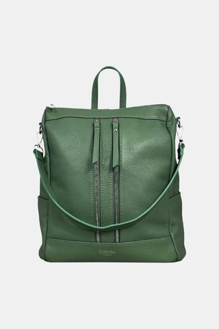 Leren Rugtas - Groen
