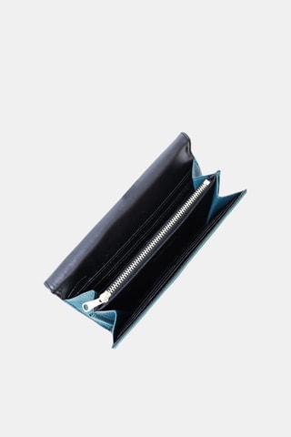 Leren Portefeuille - Blauw