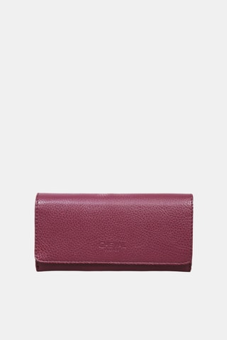 Leren Portefeuille - Bordeauxrood