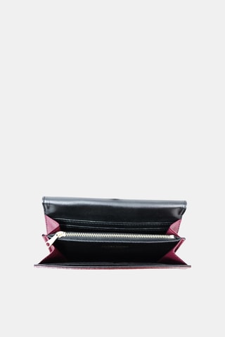 Leren Portefeuille - Bordeauxrood