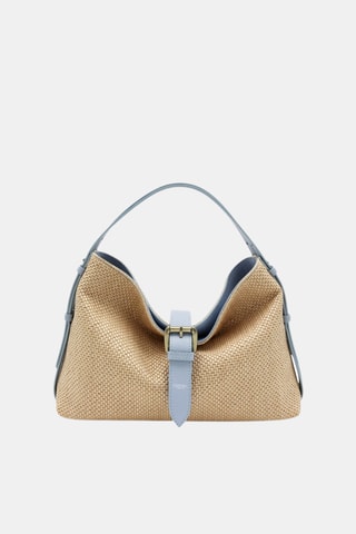 Leren Handtas - Blauw