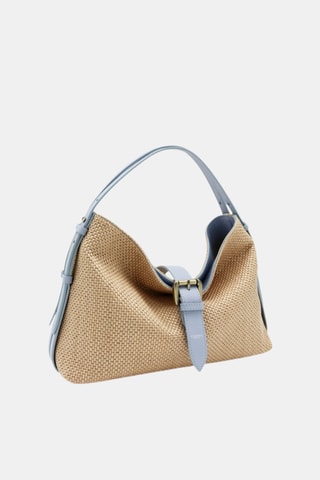 Leren Handtas - Blauw