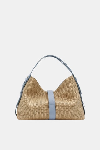 Leren Handtas - Blauw