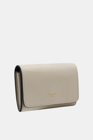 Leren Portefeuille - Beige