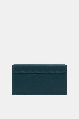 Leren Clutch en Pasjeshouder - Groen