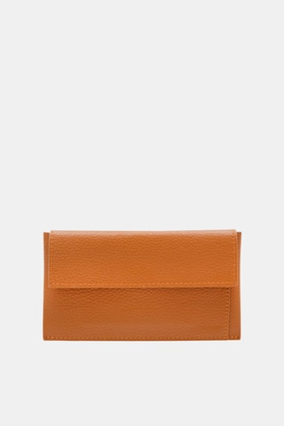 Leren Clutch en Pasjeshouder - Bruin