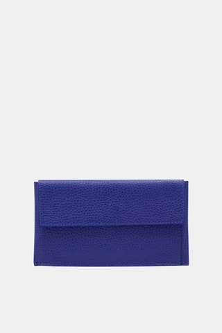 Leren Clutch en Pasjeshouder - Blauw