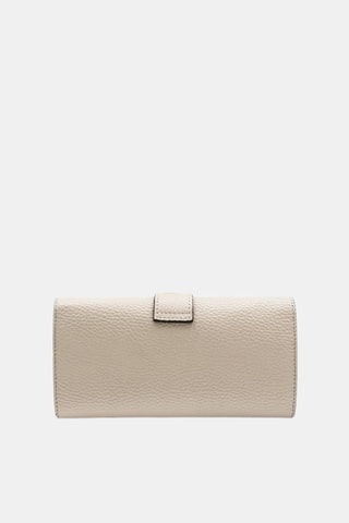 Leren Clutch - Beige