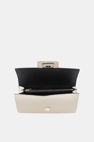 Leren Clutch - Beige
