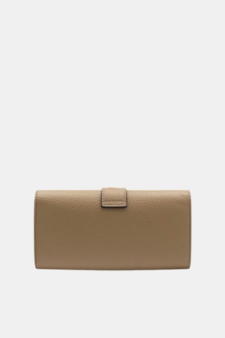 Leren Clutch - Beige