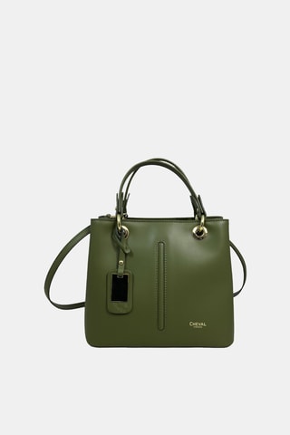 Leren Handtas - Groen