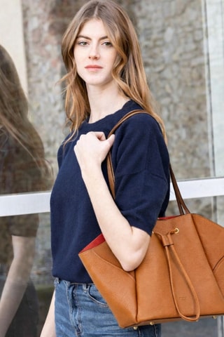 Leren Handtas - Bruin