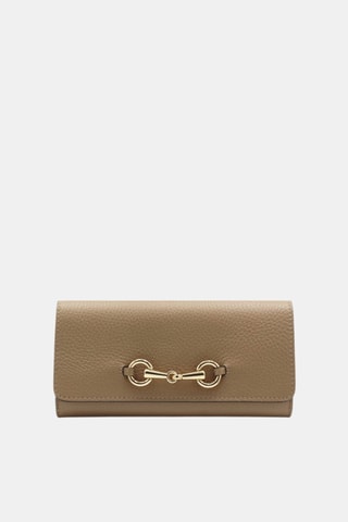 Leren Portefeuille - Beige