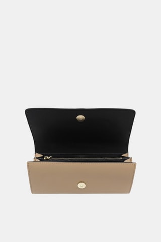 Leren Portefeuille - Beige