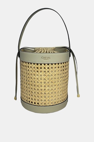 Leren Buideltas - Beige