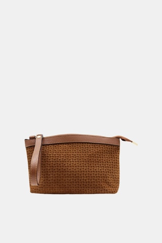 Leren Clutch - Bruin
