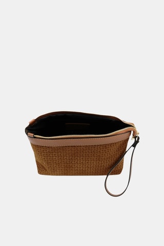 Leren Clutch - Bruin