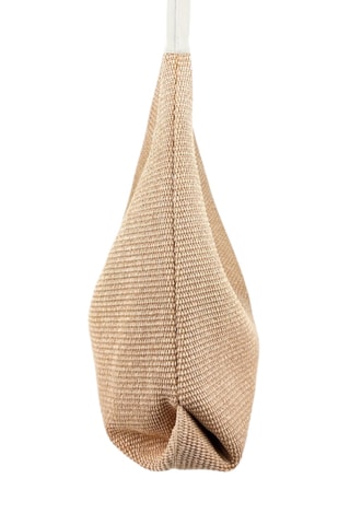 Leren Shopper - Beige